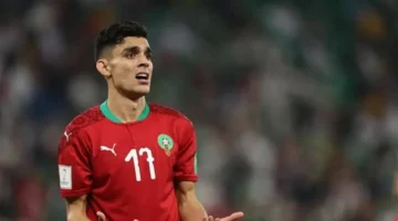 مدرب المغرب يستبعد أشرف بن شرقي من كأس العرب نتيجة إصابة تمنعه عن المشاركة